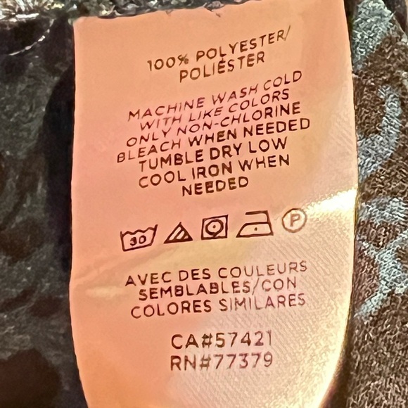 Ann Taylor Floral Cinched Waist Top MP - Picture 5 of 6